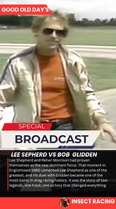 Lee Shepherd and Reher-Morrison had proven themselves as the new dominant force. That moment in Englishtown 1980 cemented Lee Shepherd as one of the greatest, and his duel with Glidden became one of the most iconic in drag racing history. It was the story of two legends, one track, one victory that changed everything. | Insect Racing