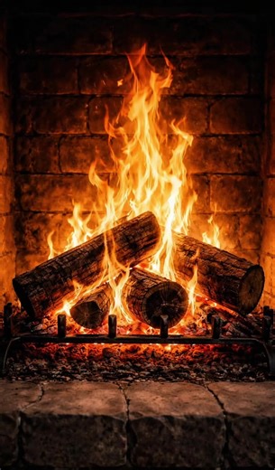 Pure 4K warmth 🔥✨ Pause and breathe #fireplace #4k #relax #cozy #aesthetic