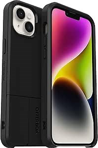OtterBox iPhone 16e, 15, 14, & 13 uniVERSE Series Case - BLACK, modular accessories, ultra-sleek, raised edges protect camera & screen (ships in polybag)