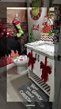 Bathroom Christmas Decoration Ideas for a Warm & Welcoming Holiday Look