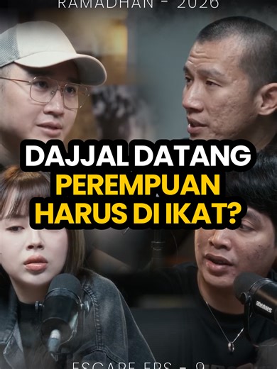 dajjal dateng perempuan harus di ikat? full video in youtube, @RaymondChins DAJJAL PAKE AI UNTUK MANIPULASI ?! - Escape Eps 9 (ft Felix Siauw, Koiyo Cabe, Verren) #fyp #fypシ #podcast #podcastclips #clips #islam #kajianislam #felixsiauw #ramadhan #ustadzfelixsiauw
