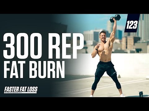 300 Rep Fat Burning Workout Using ONLY One Dumbbell | Faster Fat Loss™