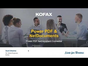 Power PDF integration with NetDocument