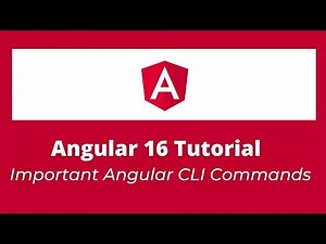 Angular 16 Tutorial | 3 Important Angular CLI Commands