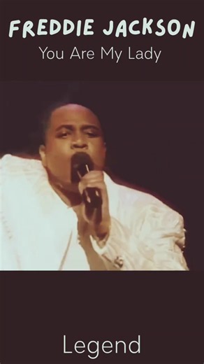Freddie Jackson 🕊️ You Are My Lady | Celebrating the Life of a Soul Legend #shorts