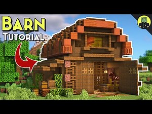 How to Build a Barn in Minecraft Easy [Minecraft 1.18 Tutorial]