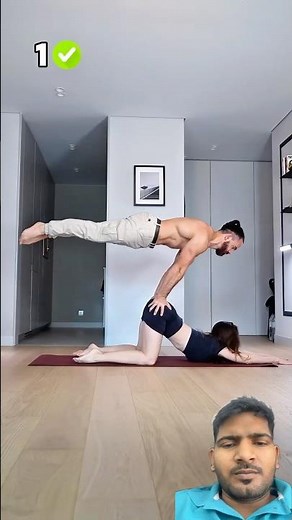 We Tried to Repeat Partner Yoga Pose Challenges#Yoga #trending #youtubeshorts #viral #edit #foryou
