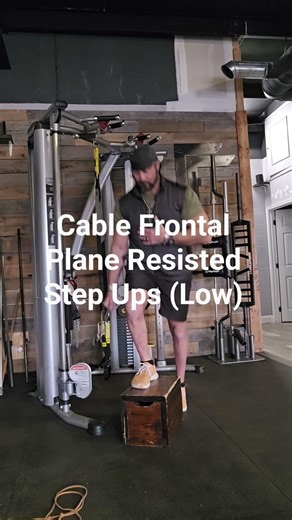 Cable Frontal Plane Resisted Step Ups