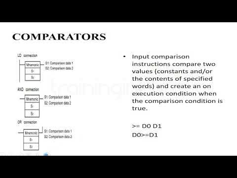 Comparator Instructions in Omron PLC | Edwartens Automation Training