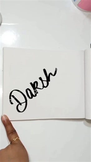 "Daksh" Best Handwriting in the world #trending #ytshorts #artist #calligraphy #name #magic #pen