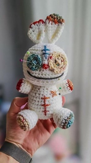Handmade Crochet Labubu Voodoo Doll, Easy Crochet Tutorials