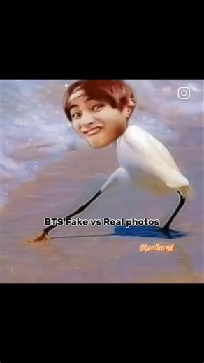BTS fake Vs real photos #bts #rm #jin #v #jungkook #jimin #jhope #suga #shorts #fyp #kpop