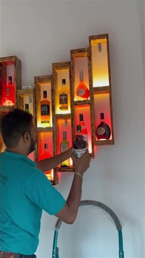 Royal Wood Mark Wine Rack Mini Bar