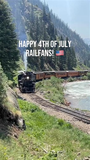 43K views · 2.6K reactions | Happy 4th of July from the Durango & Silverton Narrow Gauge Railroad! We're proud to be part of America's rich history. Wishing everyone a safe and spectacular celebration! Video: Anthony Summer | Durango & Silverton Narrow Gauge Railroad | Facebook