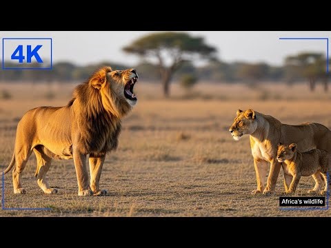 Lion Documentary. Life of the King of the Jungle.