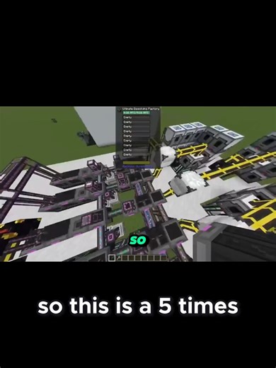 Fully automated 5x Mekanism setup in ATM10. #minecraft #atm10 #mekanism #automation #moddedminecraft #fyp