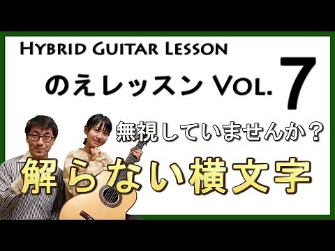【クラシックギター レッスン】のえレッスンVol.7『タイトルと表現記号を知る（付点と3連音符の練習を兼ねて）』