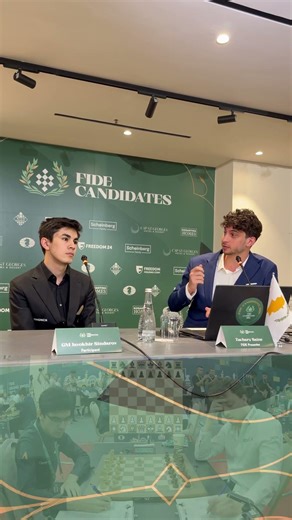 “I was ready for all of Anish’s moves" says Javokhir Sindarov