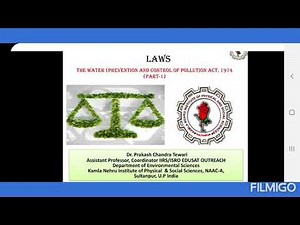 Water (Prevention and Control of Pollution) Act, 1974 (L-1) ‪@envknipss‬