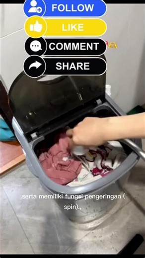 Portable washing machine suitable for boarding houses and small houses, purchase link in the comm...