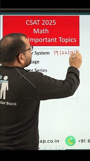 Most Important Topics of Maths for UPSC CSAT 2025 | CSAT Maths Preparation for UPSC |EduTap Guidance