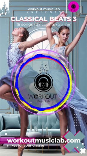Classical Beats 3 is HERE 🎻🔥 55 minutes of pure power — where legendary classical melodies explode into EDM & techno energy. 😈🚀😈 This mix is cinematic, dramatic, and built to keep you pushing every rep, every sprint, every movement. Perfect for workouts, group classes, and anyone who wants their music to feel like a movie soundtrack. 🎬💪 Get ready for 18 epic 32-count tracks that hit HARD, including: ⚡️ Symphony No. 5 ⚡️ Paint It Black ⚡️ Symphony No. 40 ⚡️ Ameno ⚡️ Adagio ⚡️ Berghain ⚡️ D