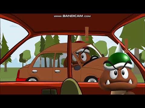 Spiked Goomba and Red Spiked Goomba Goes Street Racing/Grounded