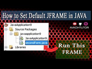 how to set default jframe in java | how run parcular form in java | run login jframe first in java
