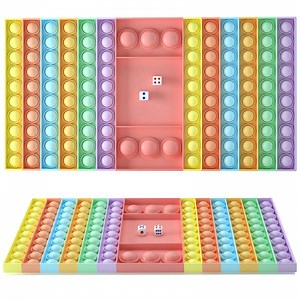 [Hot Item] Fun Push Bubble Fidget Sensory Game Toy Push Simple Stress Silicone Pop Push Bubble Fidget Toy