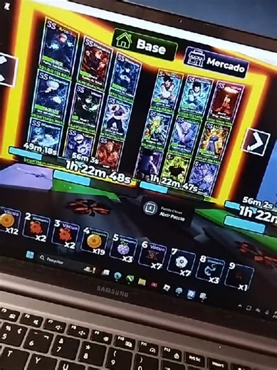 Quem falar que é vicio tá na inveja viuuuu😹Álbum tá quase completo...ps: tamo no notebook enquanto Pc deu tioti🤡 . #so #robloxtiktok #animecardcollection #roblox #robloxedit