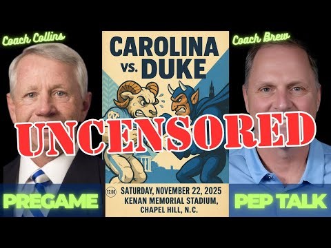 Duke vs Carolina Pep Talk Gets Intense! Coach Brew & Coach Collins Are UNLEASHED Before Bell Battle