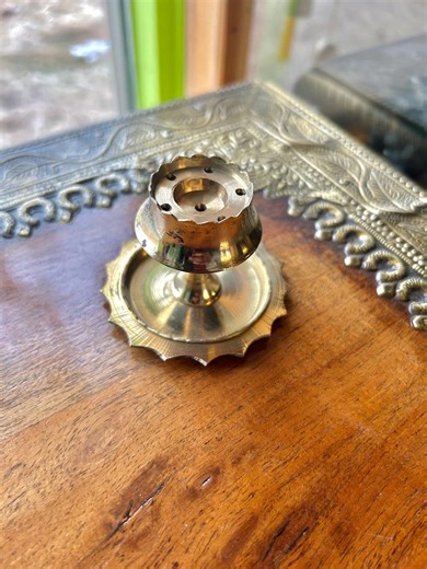 Vintage Solid Brass Incense Holder – Boho Home Decor - Etsy