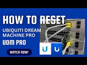 How to reset Dream Machine Pro #unifi #udm #hoobasics