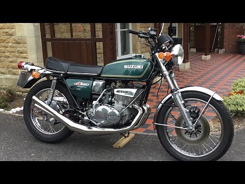 SUZUKI GT 550A, VERY RARE AND LOUD!