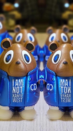 🐻 TOYS COMING SOON COLLEGE DROPOUT X BOSS LOGIC @BossLogic COLLAB FIRST LOOK MADE IN MELBOURNE DESIGNED IN MELBOURNE 3D PRINTED IN MELBOURNE by @3DPrinterGear Dropping happy meal like toys each month that will also be functional. Details to come Disclaimer: I AM NOT KANYE WEST