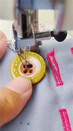 The Easiest Way to Sew a Button | Quick Life Hack