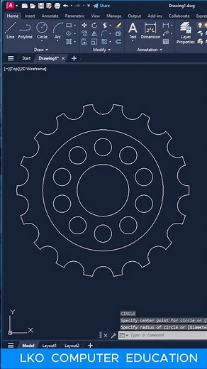 AutoCad Drawing Mechanical | Autocad 2d tutorial | Drawing | CAD by Abhishek | #autocad
