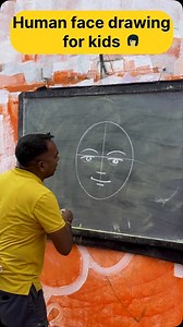 1.1M views · 148 shares | Human face drawing easy tricks for kids #art #shorts | Chandan Art Academy | Facebook