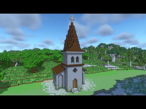 Minecraft: Medieval Church Build | Tutorial