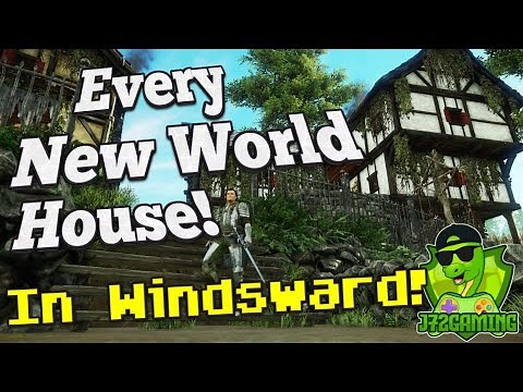 New World Every House in Windsward | Which one passes the vibe check?| Tier 1-4 best locations!