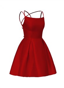 Watch short prom dress homecoming satin dresses for teens sleeveless on Amazon Live