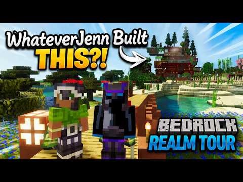 WhateverJenn Built THIS?! | Bedrock Realm Tour