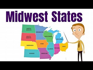 Learn the U.S. States: The Midwest Region - Videos For Kids