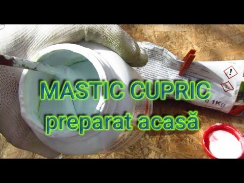 Rețeta de mastic cupric pentru pomi, de preparat acasă