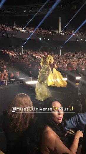 Jamaica 🇯🇲 at the Miss Universe 2017 TOP10 Evening Gown Competition in Las Vegas #MissUniverse