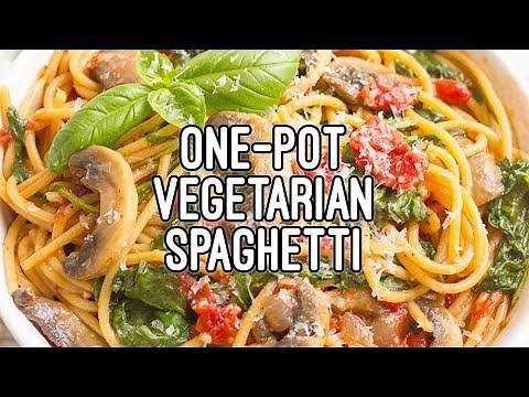 One-Pot Vegetarian Spaghetti