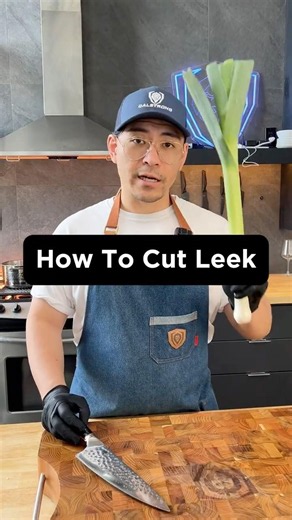 How To Cut Leek