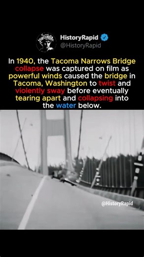 The Famous 1940 Bridge Collapse #shorts