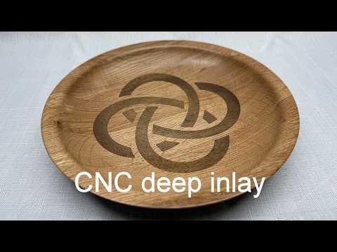 How to do CNC deep inlays for turning