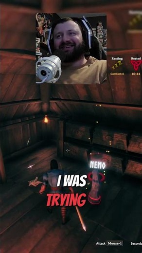 Valheim: Crafting Gear in Peace… Until a Skeleton Shows Up #gaming #twitch #fyp #valheim #fail